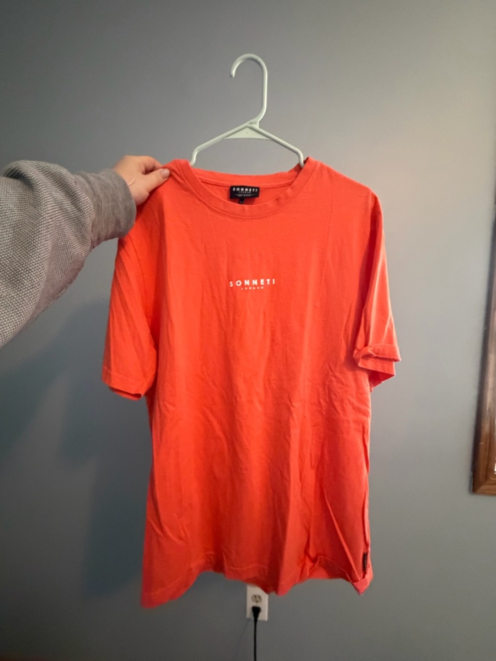 Orange Short-Sleeve Logo T-Shirt